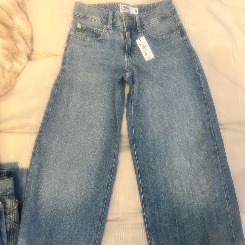 Garage Light Blue Flare Jeans- never worn